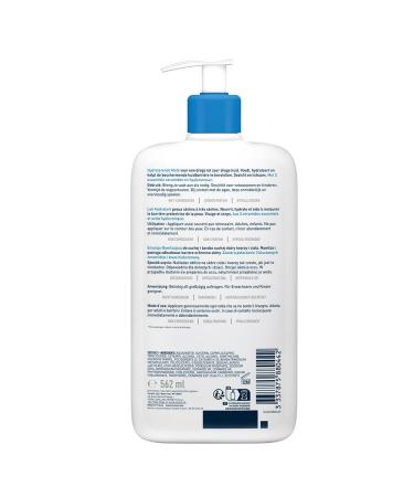 Cerave Moisture Lotion for Body & Face - Hydrating Lotion for Dry Skin with Hyaluronic Acid & Ceramides - 562 ml (1 Pack) - Buy Internationally - Buy Online on GoSupps.com