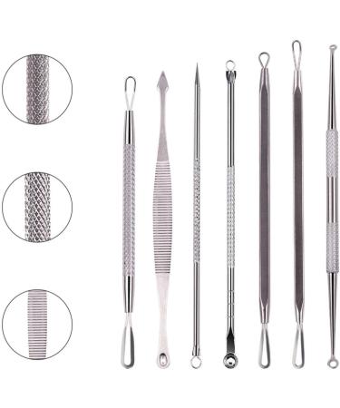 Blackhead Pimple Comedone Spot Acne Extractor/Remover Kit Popper Tools - Buy Online on GoSupps.com