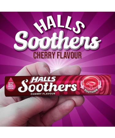 Halls Soothers 4 Cherry Flavour with Real Fruit Juice - Liquid Centre for Instant Refreshment | VR Angel - Buy Online on GoSupps.com