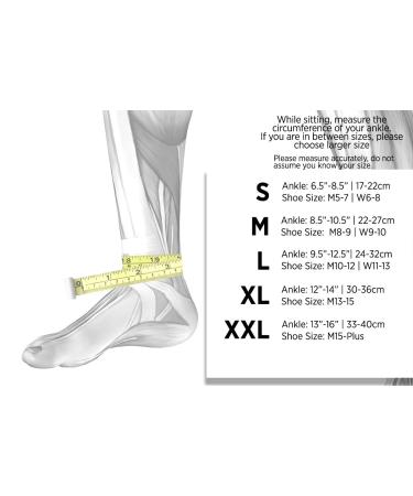 OS1st AF7 Ankle Bracing Sleeve - Stabilizes Weak Ankles Relieves Achilles Tendonitis - Right Medium - International Shipping Available - Buy Online on GoSupps.com