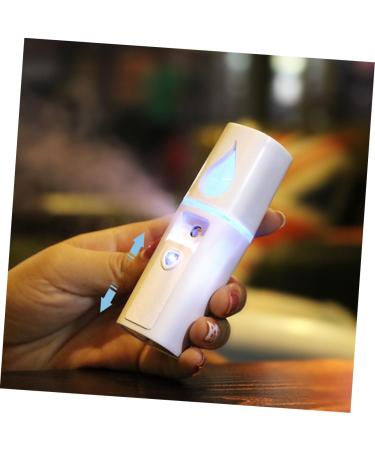 Hemoton 2pcs Facial Spray Mist Handy Facial Sprayer for Eyelash Extensions Makeup Brishes Face Sprayer White - Buy Online on GoSupps.com