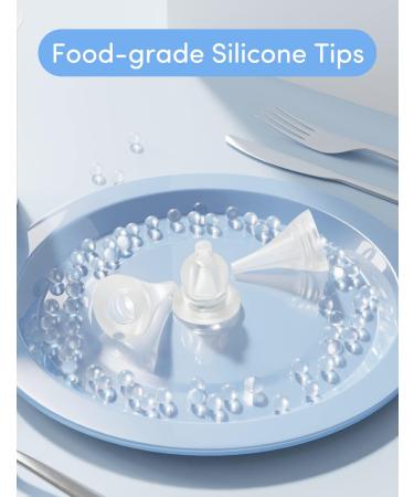 Rechargeable Electric Baby Nasal Aspirator with Music & Light | Food-Grade Silicone Nozzles | Adjustable Suctions - Buy Online on GoSupps.com