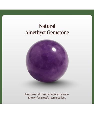 BodyJ4You Lavender + Rosemary Essential Oil Roll On Duo - Pure 100% USDA Organic MCT Coconut Oil - Natural Amethyst Stone Rollers - Calm Aroma Sleep Prep Scalp Massage Focus - Amber Glass Bottle Rolle - Buy Online on GoSupps.com