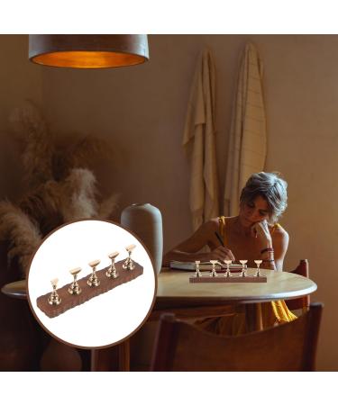 Nail Art Manicure Wood Nail Display Stand Nail Practice Holder Magnetic Nail Tip Art Base Beauty Fingernail Display Rack DIY Nail Art Tool for False Nail Manicure Tool Salon Use - Buy Online on GoSupps.com