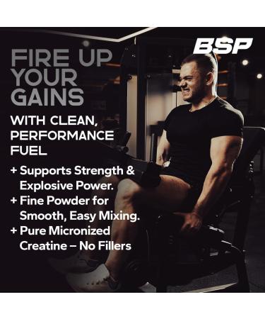 Benavidez Micronized Creatine Monohydrate Powder 5000mg Pure Unflavored Creatine Supplement for Muscle Strength Performance & Recovery Non-GMO Gluten-Free Made in USA 100 Servings - Buy Online on GoSupps.com