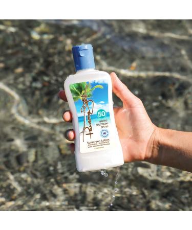 Panama Jack Sunscreen Suntan Lotion SPF 50 - Broad Spectrum UVA/UVB Protection - 6 Fl Oz (Pack of 2) - Buy Online on GoSupps.com