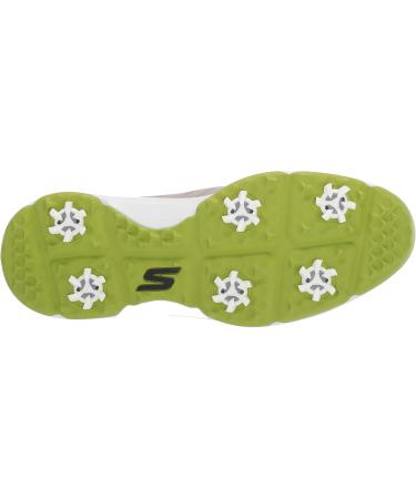 Skechers Men's Torque Waterproof Golf Shoe - 43 EU Gray Synthetic with Lime Trim | International Shipping Available - Buy Online on GoSupps.com