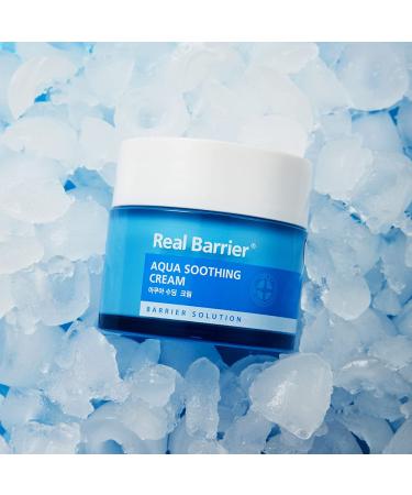 Real Barrier Aqua Soothing Cream 1.7 Fl.Oz. | Hyaluronic Acid Facial Cream | Redness Relief for Sensitive Skin | Moisturizer with Chamomile Extract | Korean Skincare - Buy Online on GoSupps.com