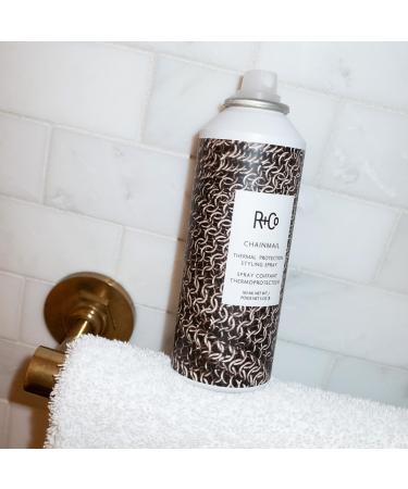 R+Co Chainmail Thermal Protection Spray | Vegan Heat Protection Flexible Hold & Silky Shine | 5 Oz - Cruelty-Free Hair Care - Buy Online on GoSupps.com