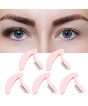 Buy Stainless Steel Eyebrow Brush | Ergonomic Lash & Brow Makeup Applicator | Portable Travel Design - Buy Online on GoSupps.com