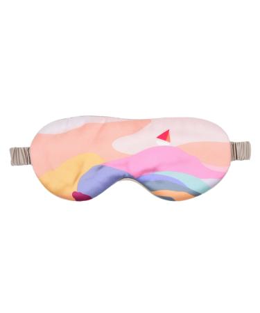 Silk Sleep Mask Super Soft 22 Momme 100% 6A Grade Mulberry Silk Gift Package Eye Mask Sailboat