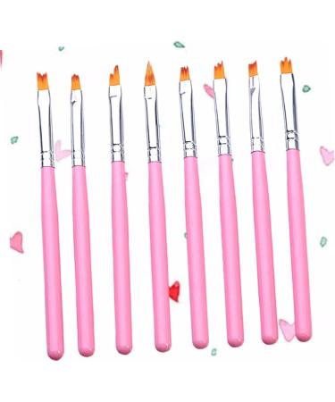 Healeved 2 Sets Nail Painting Tool Builder Gel for Nails Salon 3d Nails Tool Nail Art Brush Kit De Manicura Nail Gel Nail Painting Brush Gel Builder for Nails Accessories Pink Manicure - Buy Online on GoSupps.com