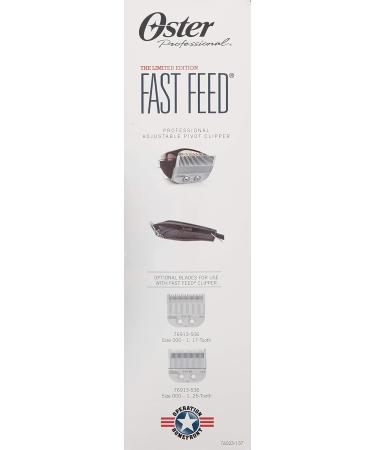 Oster USA 76023-137 Limited Edition Fast Feed Clipper - Adjustable for Home & Professional Use | International Shipping Available - Buy Online on GoSupps.com