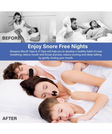 Sleepers Combo Mouth Tape 60 Pack | Premium Anti Snoring Strips for Improved Sleep | Nasal Breathing Aid | Stop Snoring Instantly - Buy Online on GoSupps.com