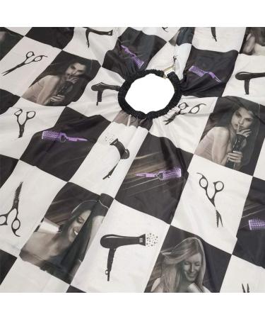 Hair Cutting Capes - Professional Home Salon Barber Aprons for Men & Women | Black Medium Hair Coloring Cape - Buy Online on GoSupps.com