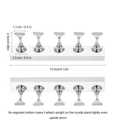 Anself Acrylic Nail Holder & Practice Board Premium Nail Displayer in Gold for Professional Nail Art - Buy Online on GoSupps.com