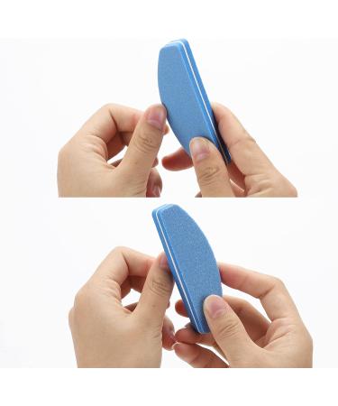 80 Count Mini Nail Files and Buffers Kit - 100/180 Grits, Acrylic Nail Files, Double Sided Emery Boards - Disposable Manicure Tools (Pack of 1) - Buy Online on GoSupps.com