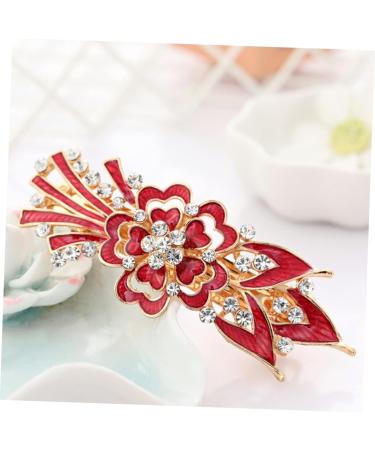 Beaupretty bridal hair clip french hair pin hair barrettes for girls rhinestone hair clip french barrette hair clips rhinestone barrettes girl hair clips crystal bride hair Crystal - Buy Online on GoSupps.com