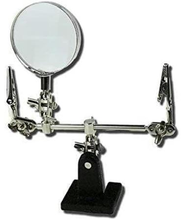 Portable Magnifiers Clip-on Desktop Pliers for Reading Books Newspapers maps and Multi-Purpose Full of Stars