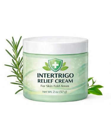 Intertrigo Relief Cream Skin Fold Chafing Cream With Zinc Oxide & Undecylenic Acid Fast-Drying Non-Greasy Formula Supports Skin Comfort for all Skin Fold Areas Daily Skin Care - 2 Oz (1 1) 2 Fl Oz (Pack of 1) 1