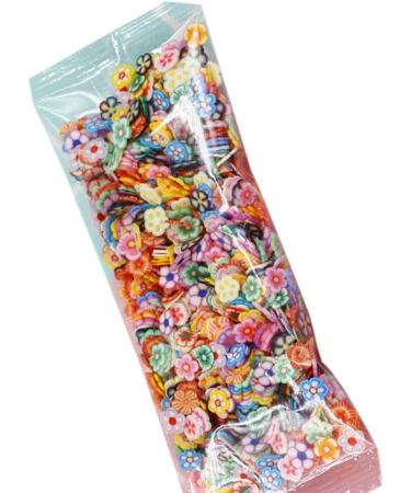 Guangcailun 1000pcs/bag 3D Polymer Clay Nail Slices Nail Art Star Cartoon Flower Fruit Feather Manicure Nail Art Decoration s 2# - Buy Online on GoSupps.com