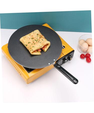 Zerodeko 1 Set Pancake Fruit Pan Induction Frying Pan Cast Iron Frying Pan Non Stick Fry Pans Stainless Cookware Non Stick Pan for Eggs Flat Wisking Tool Accessories Handheld Aluminum Alloy - Buy Online on GoSupps.com