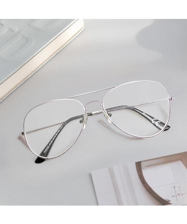 Newvision Reading Glasses for Men & Women | Vintage Pilot Retro Metal Frames - NV8132 Titan 2.5 - Buy Online on GoSupps.com
