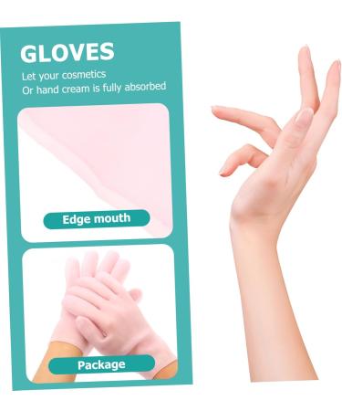 minkissy 1 Pair Moisturizing Gloves Hands Night Mittens Repairing Gloves Hands Beauty Masks Pink Gloves Cracked Gel Gloves Black Gel Exfoliating Gloves Sebs Nourish Hand Mask Miss - Buy Online on GoSupps.com