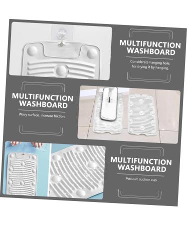 Solustre 6 STK Silicone Washing Board - Vintage Shirt Hand Wash Tools Slide-Resistant Mini Laundry Board for Soft Washing & Kids - Buy Online on GoSupps.com