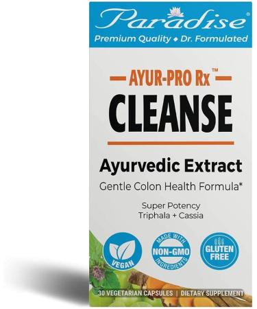Paradise Herbs AYRU Pro Rx Cleanse - 60 Vegetarian Capsules for Detox & Wellness - Buy Online on GoSupps.com