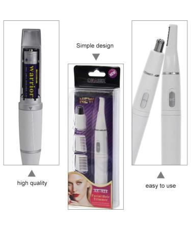 Buy Healifty 1pc Rechargeable Eyebrow Trimmer & Electric Facial Hair Razor - Portable & Efficient Hair Removal | International Shipping - Buy Online on GoSupps.com