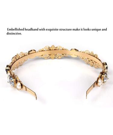 XYDZ Rhinestones Hair Hoop Hairband Jewelled Head Band for Women Girls glitter Hair Accessory Wedding Headdress Bridal Headband - Buy Online on GoSupps.com