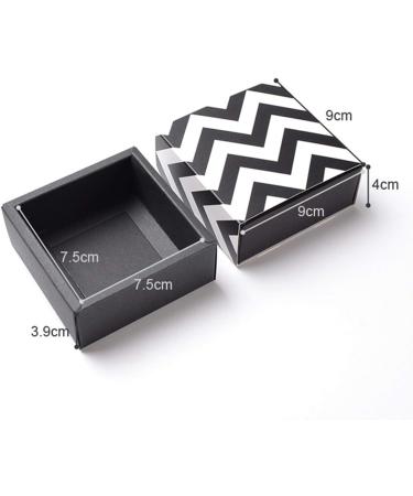 HARPERJOAN Candy Box 5PCS Party Birthday Sugar Almond Wedding Candy Box Holding Gift Biscuit Box Black And White Simple Style (Color : Deep Sapphire) (Color : Fluorescence Yellow) - Buy Online on GoSupps.com