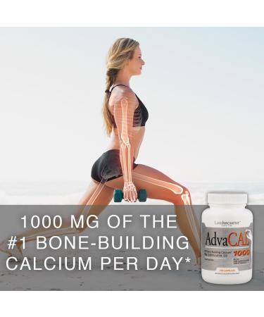AdvaCAL 1000 - Extra Small Calcium Supplement for Bone Density Support (150 Capsules) - Buy Online on GoSupps.com