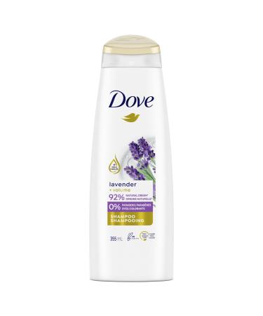 Dove Volume Shampoo for Thinning Hair Thickening Ritual Hair Shampoo with Lavender 12 oz