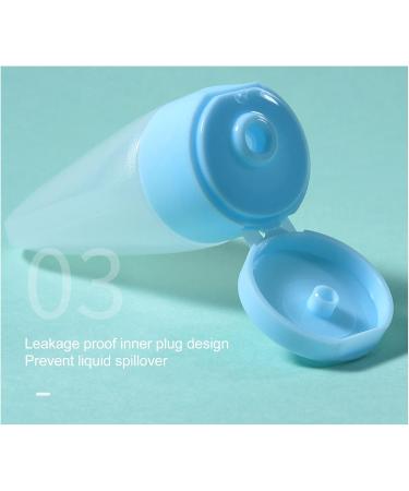 TARSHYRY Squeezable Toiletry Cosmetic Container with Leakage Proof Portable and Easy to Fill for Shampoo Lotion - Buy Online on GoSupps.com