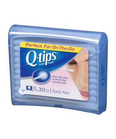 Q-tips Swabs Purse Pack - 30 Each (Pack of 2) - Convenient Travel Size - Buy Online on GoSupps.com
