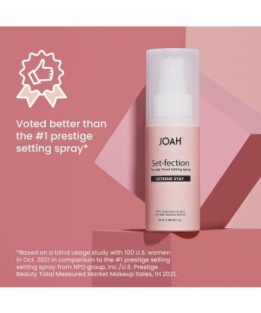 JOAH Transfer Proof Setting Spray with Hyaluronic Acid & Centella Asiatica 50ml - Long Lasting Formula (1.70 Fl Oz) - Buy Online on GoSupps.com