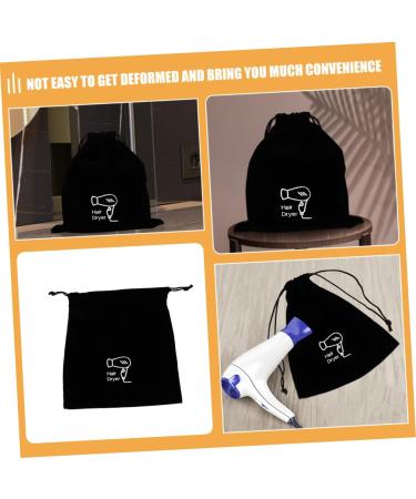 FOYTOKI Flannel Hair Dryer Bag Hair Dryer Attachments Storage Travel Bag for Hair Styling Tools Hair Tools Travel Bag Hair Dryer Bag for Traveling Hair Dryer Organizer Hair Tool Travel Bag - Buy Online on GoSupps.com