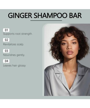  Raevior Ginger Shampoo Bar Solid Hair Shampoo Solid Shampoo for Oily Hair and Oily Scalp Anti-Dandruff Shampoo for Women and Men Travel Shampoo Bar (4) - Buy Online on GoSupps.com