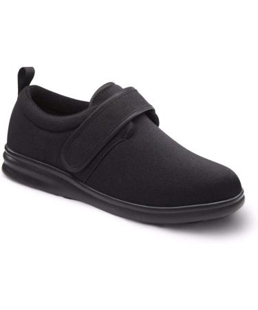 Dr. Comfort Carter Men's Diabetic Shoes 8.5 Wide Black - Stretchable, Washable & Therapeutic - Buy Online on GoSupps.com