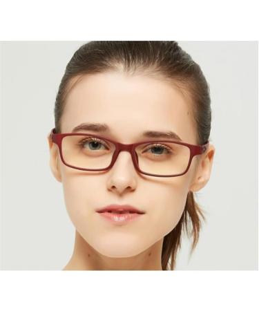 Buy Reading Glasses | Light Blocking Blue Light Eyeglasses | Ultralight TR90 Computer Readers - 2 Red - Buy Online on GoSupps.com