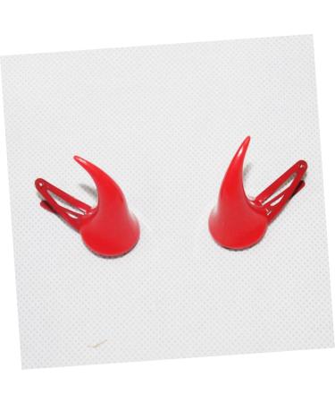 minkissy 6 Pairs Devil Horns Hair Clips Horns Clips Halloween Horns Clips Halloween Devil Hair Clips Halloween Party Favors Halloween Costume Accessories Hairpins Ear Child - Buy Online on GoSupps.com
