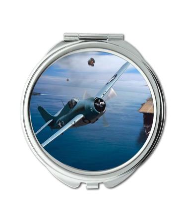 YENDOSTEEN World war aircraft Mirror Travel Mirror fighter fighter pocket mirror portable mirror