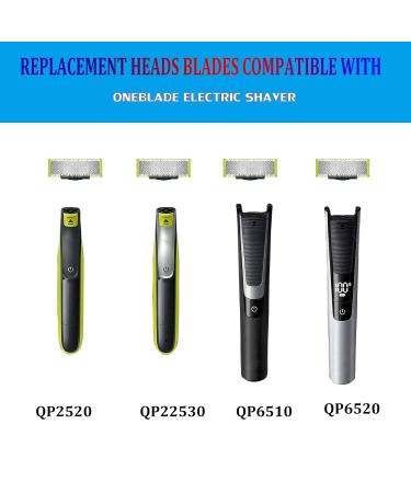 T-Shaped One Blade Replacement Heads for Norelco One Blade - Pack of 4 | Compatible with QP220/50 QP220/80 QP210/80 QP2515 QP2520 QP6510 QP6530 - International Shipping Available - Buy Online on GoSupps.com