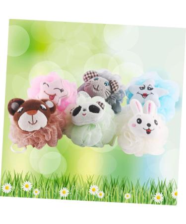 FOMIYES 6pcs Exfoliating Bath Sponges & Loofah Set - Perfect for Skin Care & Relaxation | International Shipping Available - Buy Online on GoSupps.com