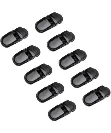 Hearing Aid Rope Clip - 10 Pack Quick-Assembly Strong Clamps for Hearing Aids (Black) - Versatile & Durable Replacement Solution - Buy Online on GoSupps.com