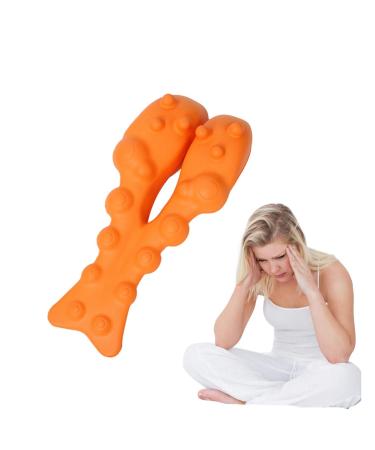 Neck and Shoulder Relaxer | Trapezius Trigger Point Neck Stretcher Massager Highly Elastic Cervical Traction Tool for Neck Trapezius Muscles Upper Back and Shoulder