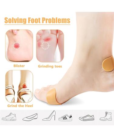 Waterproof Moleskin Foot Care Patches for Chafing Pain Relief - 8 Sheets - Buy Online on GoSupps.com