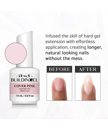 IBD Building Gel Hard Gel Nail Extension Cover Pink 0.5oz - Long-Lasting and Durable Solution - Buy Online on GoSupps.com